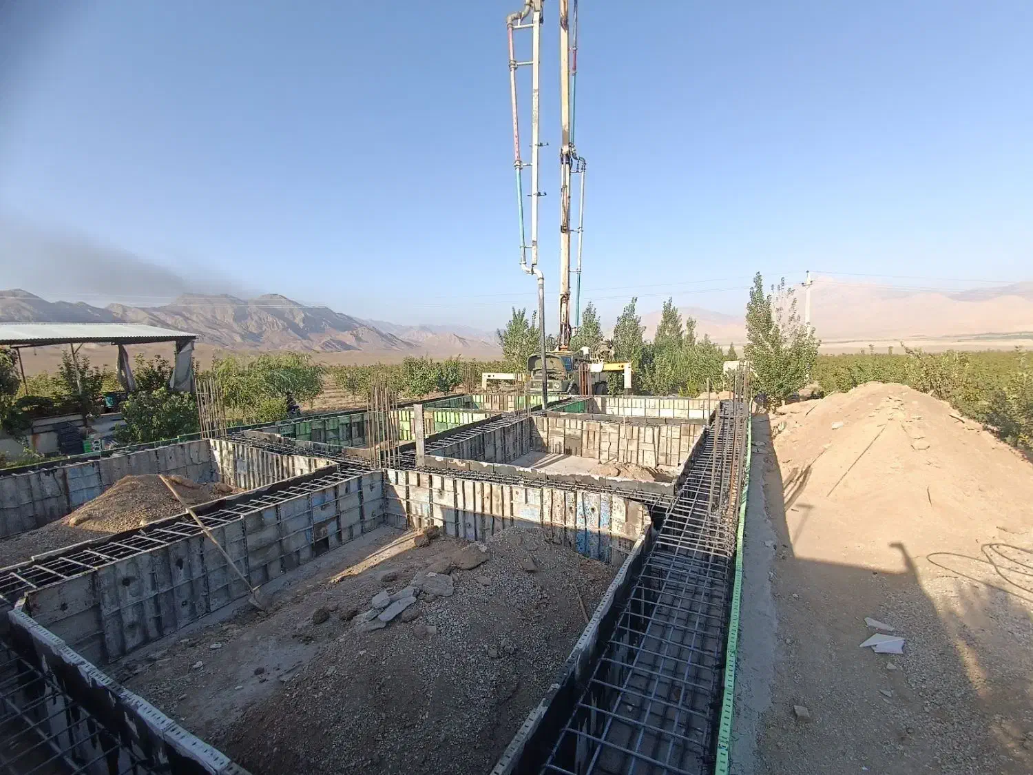 اجرای اسکلت ارماتوربندی|خدمات پیشه و مهارت|دامغان, |دیوار