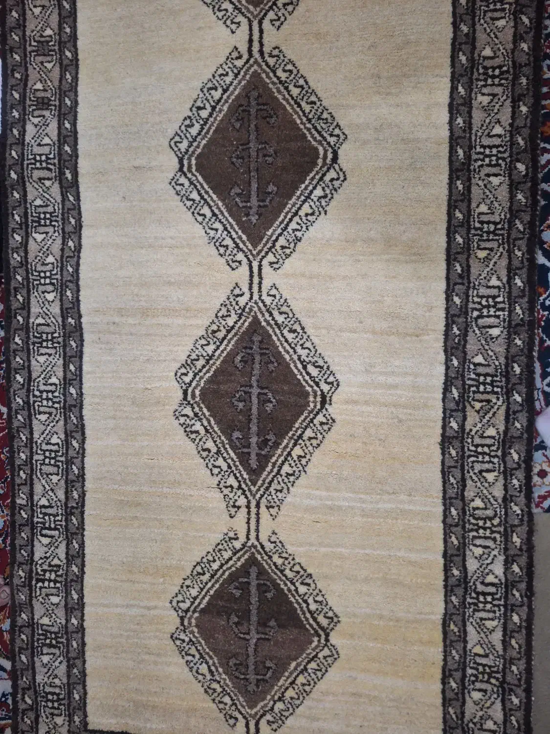 گبه دوعدد  1در ۲ متر|گلیم، جاجیم، گبه|بندر گناوه, |دیوار