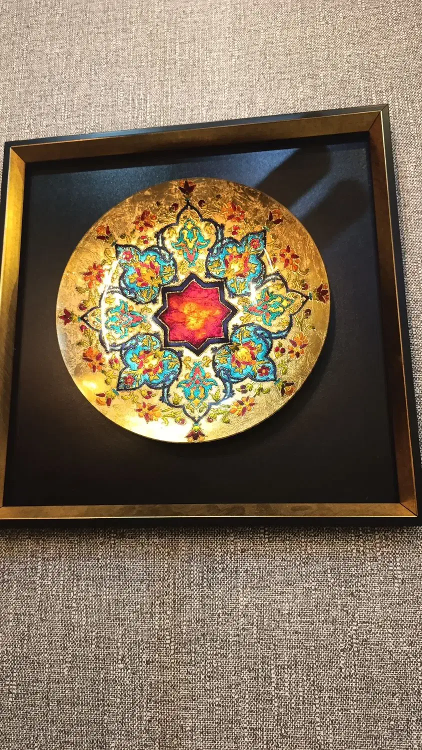 تابلو هنری لوکس کار دست ۶۰×۶۰|تابلو، نقاشی، عکس|ساری, |دیوار