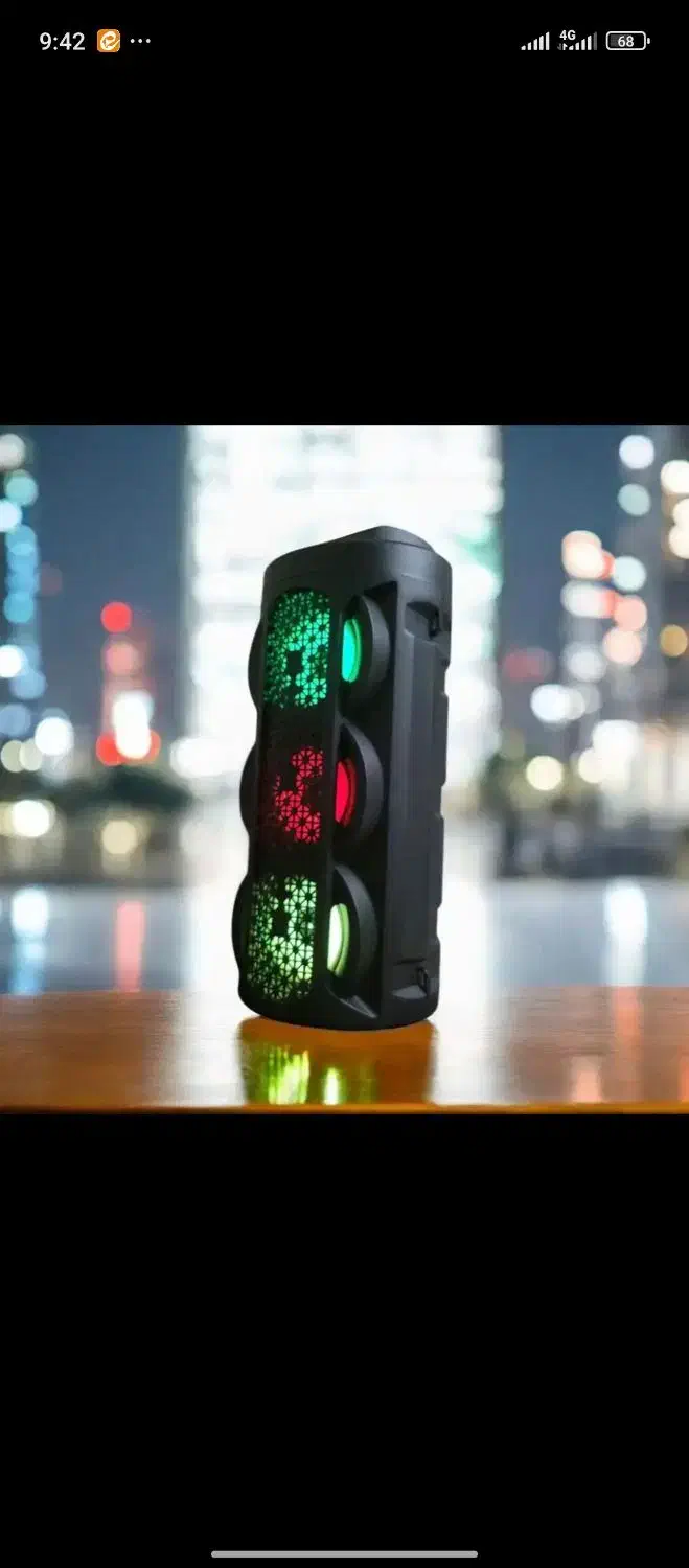 اسپیکر بلوتوثی قابل حمل با میکروفون و کنترول|پخشکننده همراه|شاهرود, |دیوار