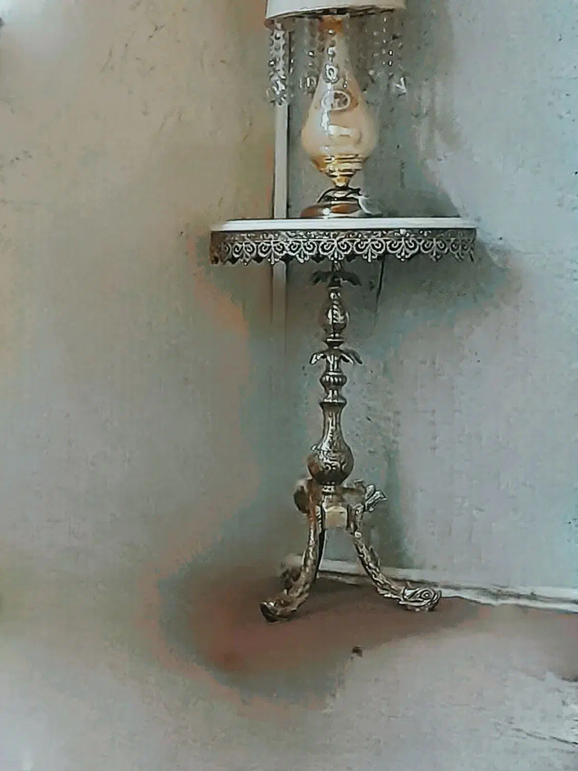 میز برنز وآینه کنسول|بوفه، ویترین، کنسول|قم, هفت تیر|دیوار