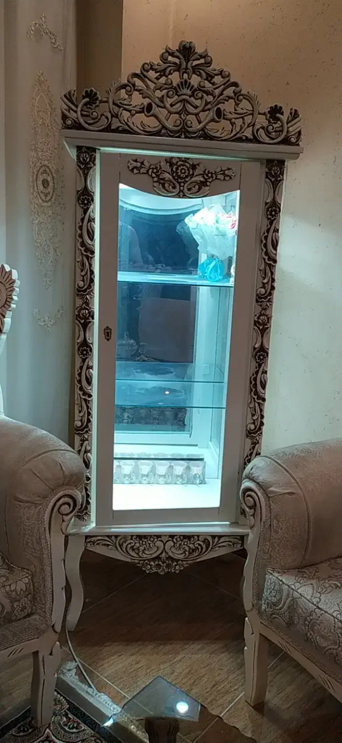 بوفه چوبی|بوفه، ویترین، کنسول|اردبیل, |دیوار