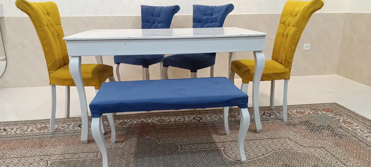 میز و صندلی نهارخوری ۶ نفره|میز و صندلی غذاخوری|گناباد, |دیوار