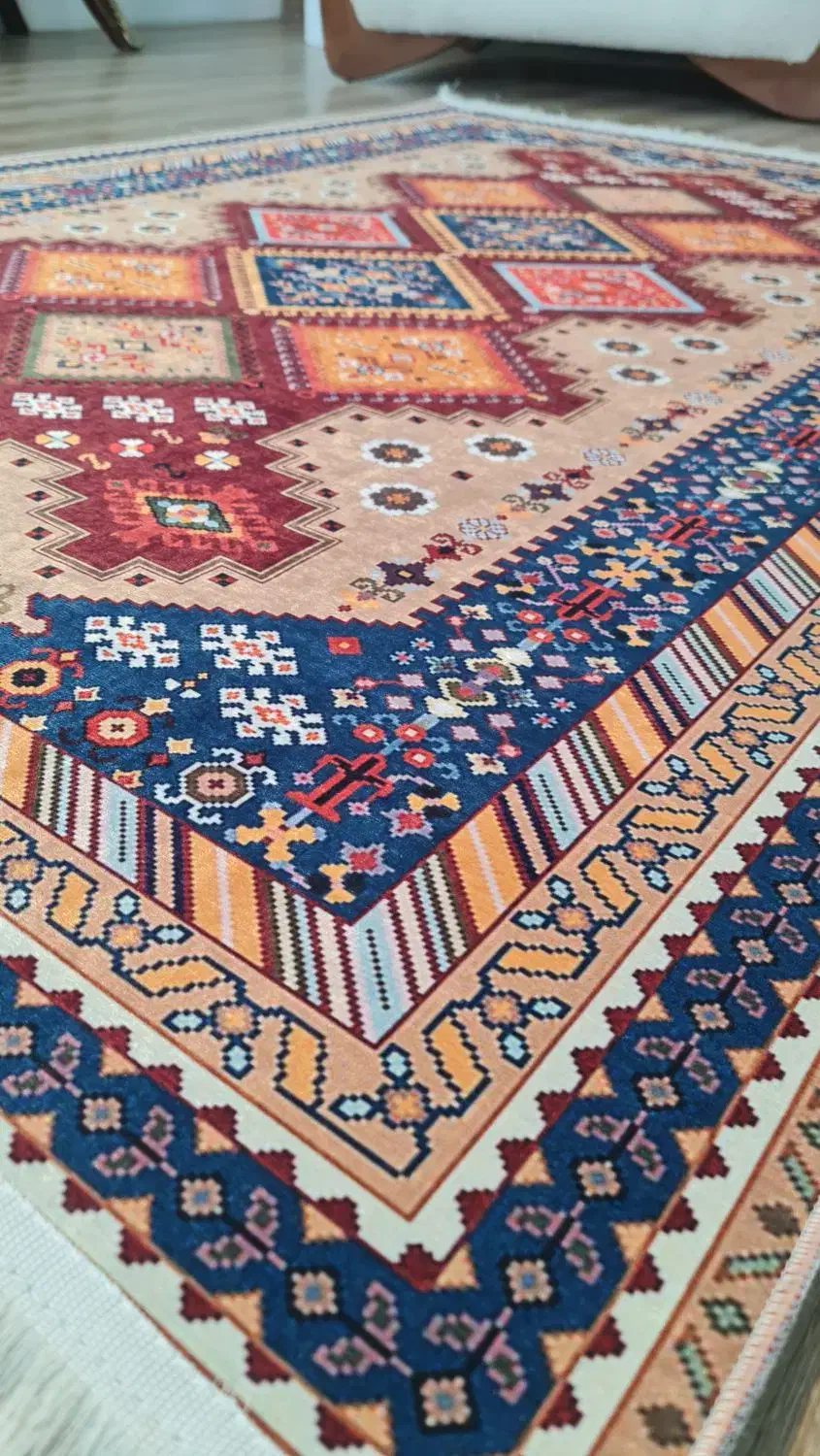 گلیم فرش صائب با دو نوع ریشه|گلیم، جاجیم، گبه|تهران, طیب|دیوار