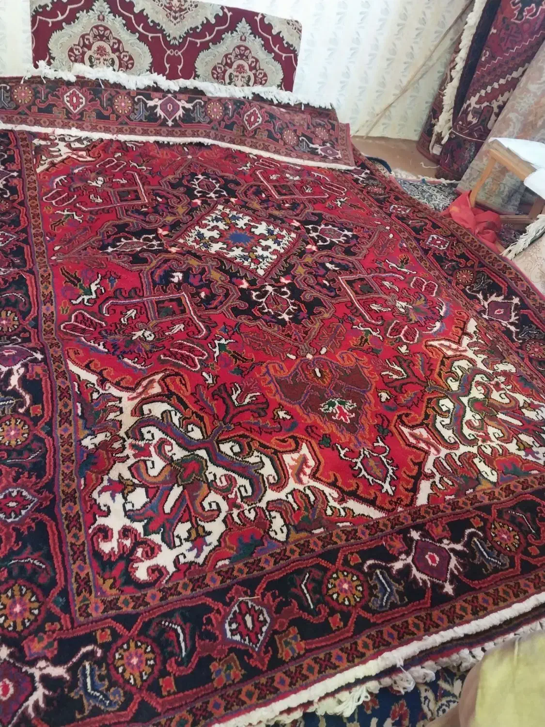 فرش ۶ متری دس باف|فرش|آبش احمد, |دیوار