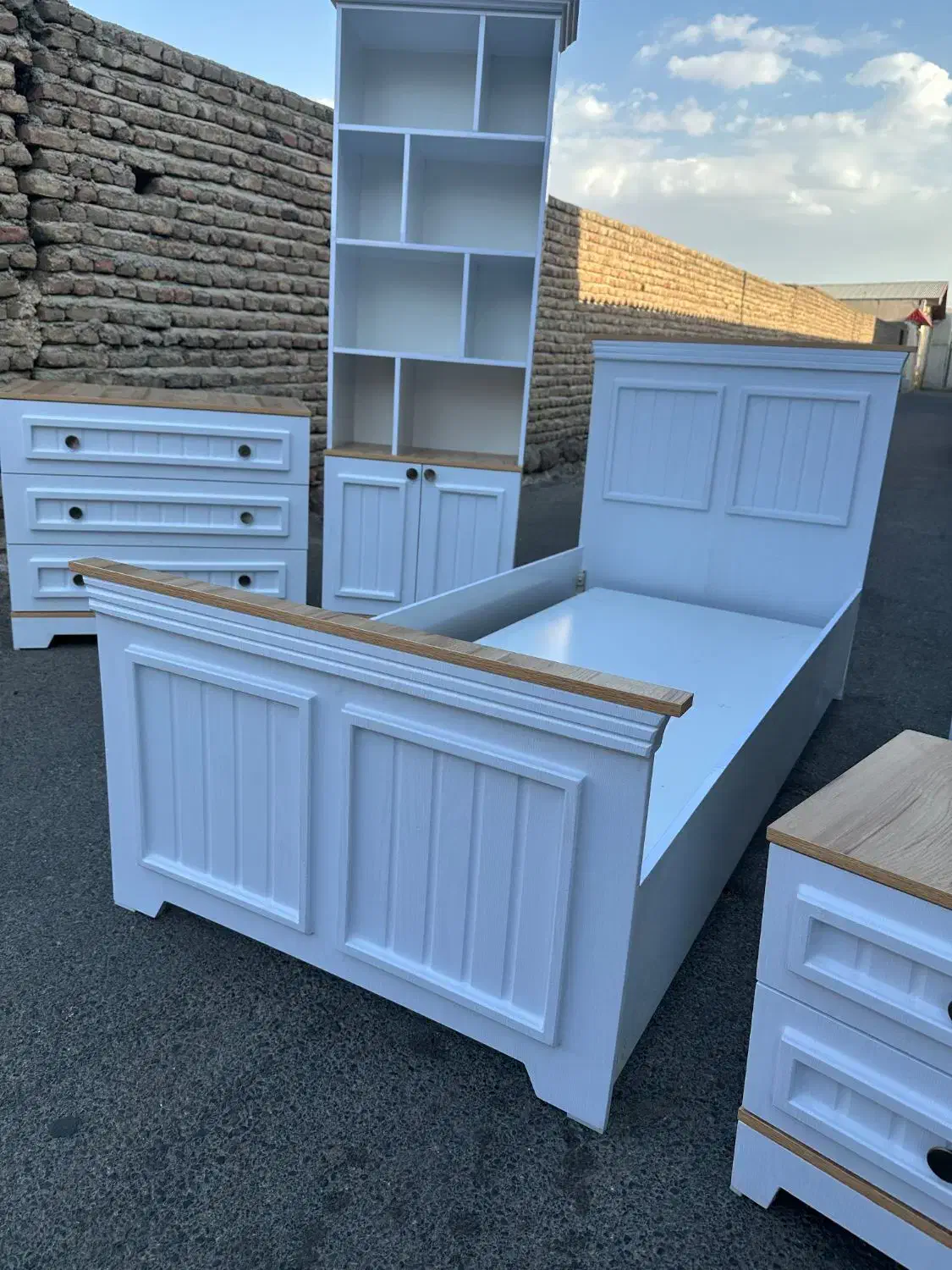 سرویس  تک نفره ویلیام|تخت و سرویس خواب|تبریز, |دیوار