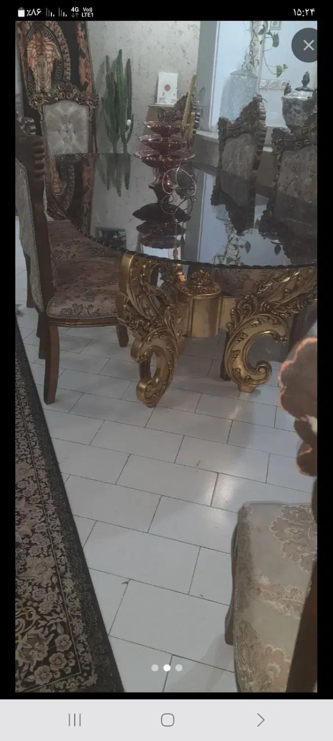 مبل میزنهارخوری|میز و صندلی غذاخوری|رشت, چله خانه|دیوار