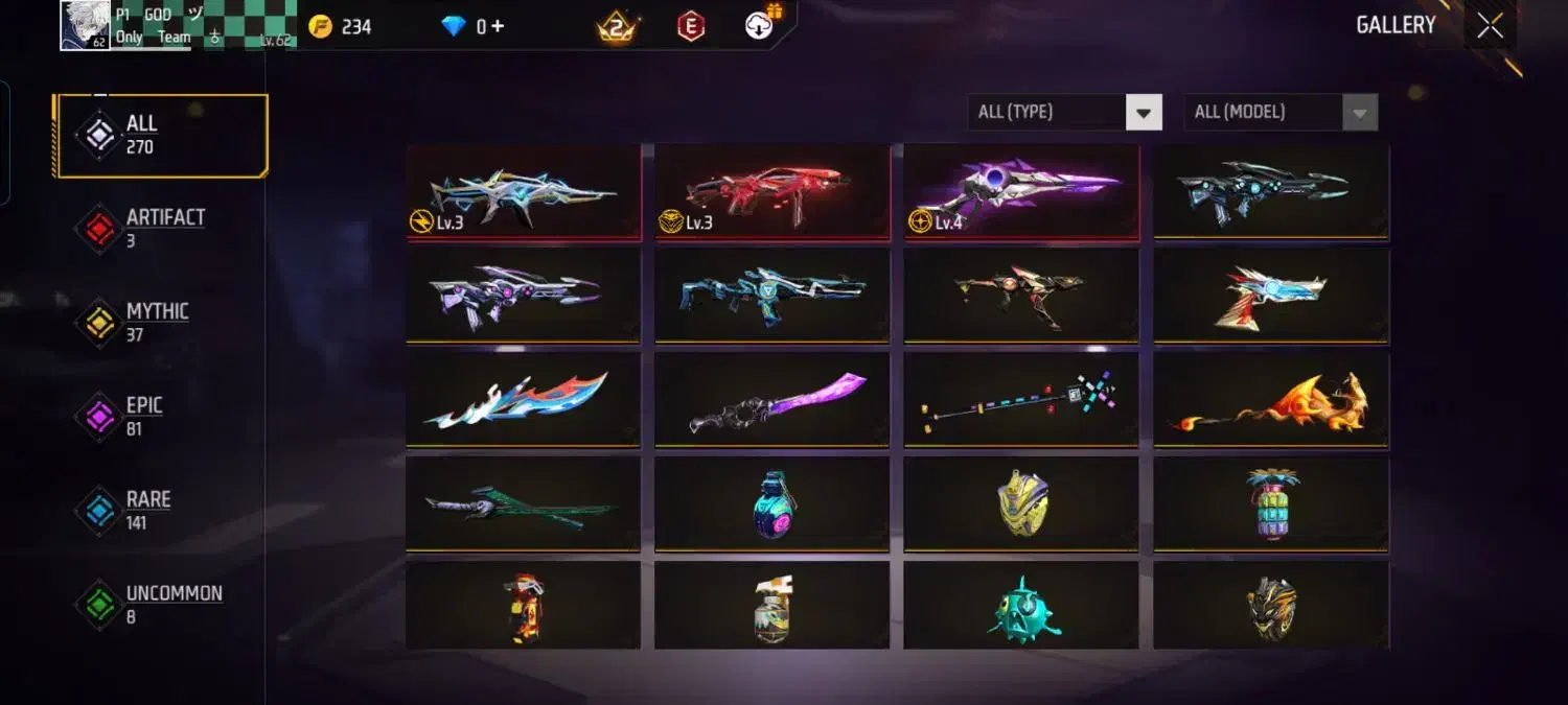 اکانت فری فایر|کنسول، بازی ویدئویی و آنلاین|قروه, |دیوار