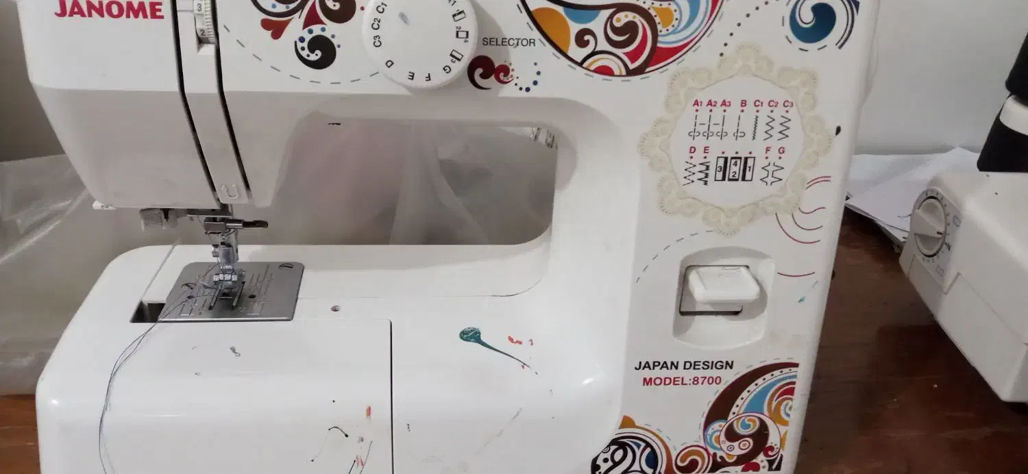 چرخ خیاطی ژانومه|چرخ خیاطی و ریسندگی|ایذه, |دیوار