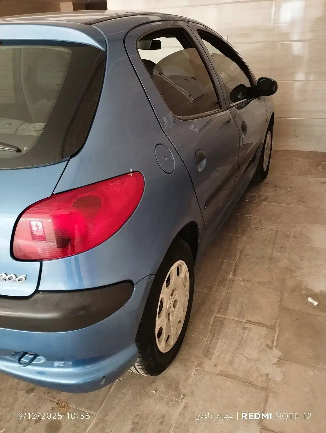 پژو 206 تیپ 2 مدل 95 آبی رویال|خودرو سواری و وانت|شهریار, شهریار|دیوار