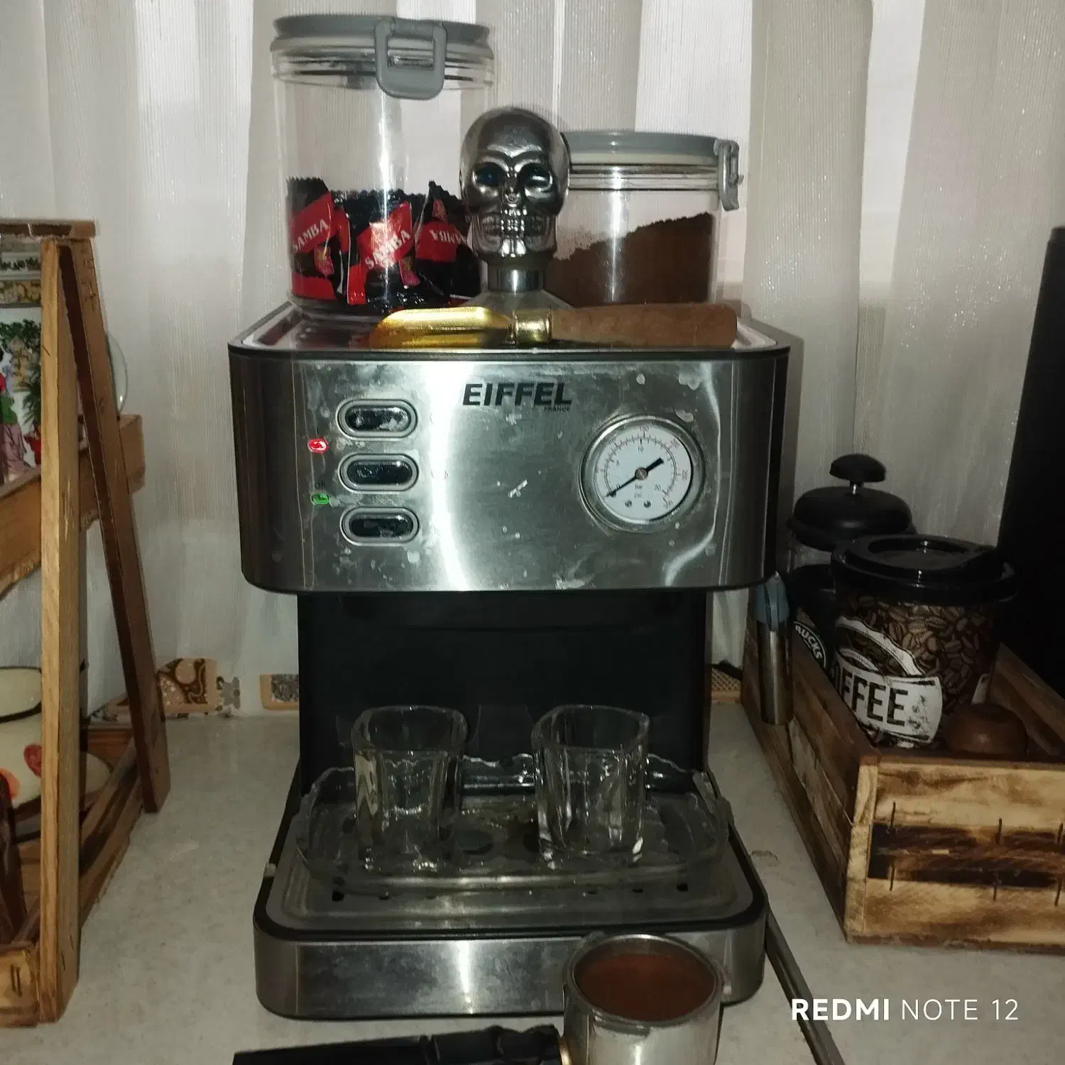 قهوه ساز ماک ایفل|سماور، چای‌ساز، قهوه‌ساز|تربت‌حیدریه, قائم|دیوار