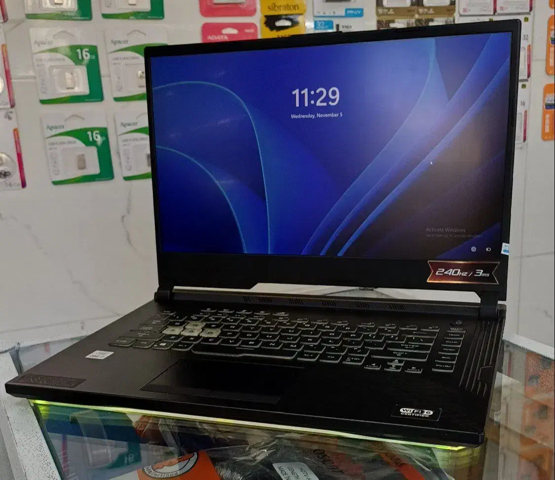 لپتاپ گیمینگ ایسوس دستدوم ROG|رایانه همراه|نجفآباد, هفده شهریور|دیوار