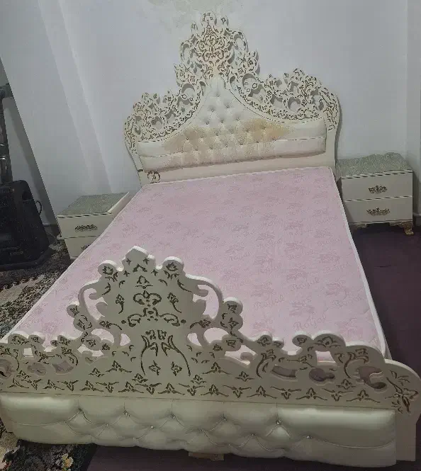 سرویس خواب با تشک|تخت و سرویس خواب|چاراویماق, |دیوار