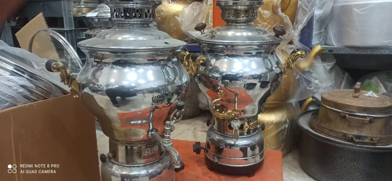 سماور دست دوم|سماور، چای‌ساز، قهوه‌ساز|خمینی‌شهر, |دیوار