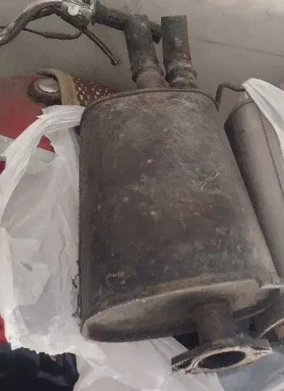 منبع اگزوز بلوچی دو لول پراید|قطعات یدکی و لوازم جانبی|حمیدیا, |دیوار