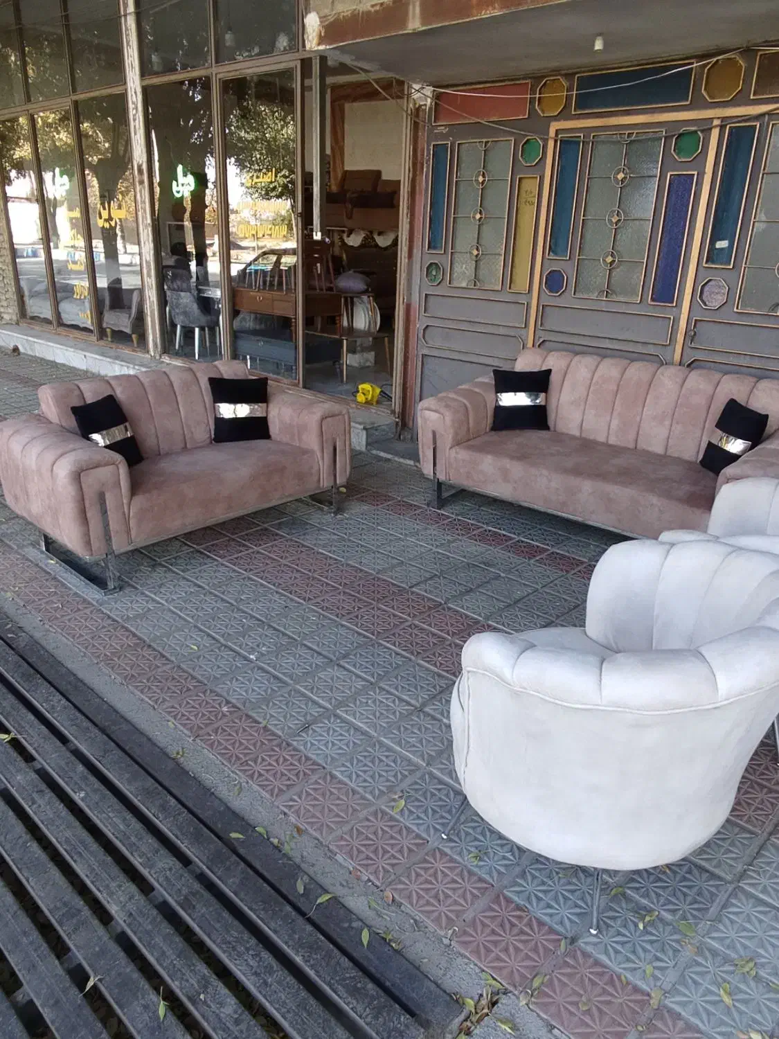 مبل صدفی|مبلمان خانگی و میز عسلی|گلپایگان, |دیوار