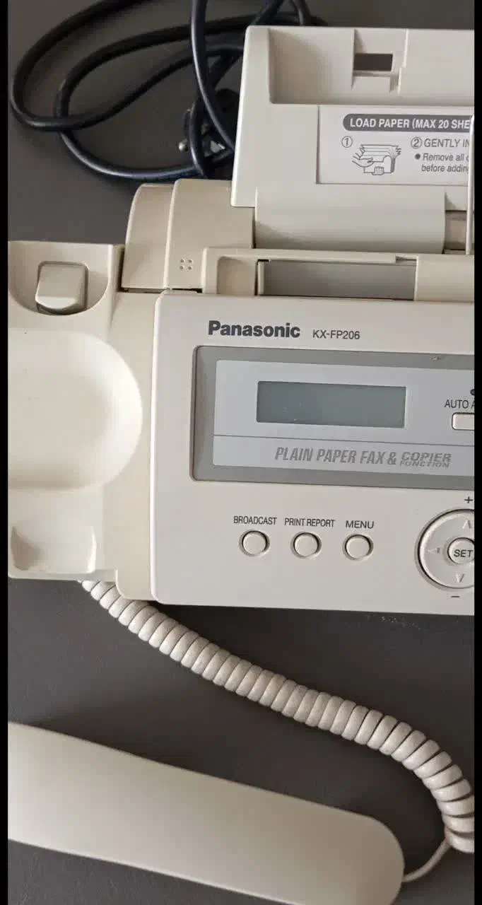 فکس پاناسونیک مدیریتی Fax KX-FP206 در حد نو|پرینتر، اسکنر، کپی، فکس|کرج, فاز ۳ مهرشهر|دیوار