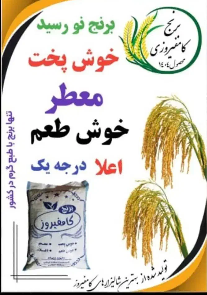 برنج کامفیروزی (به شرط پخت)|حراج|صدرا-فارس, فاز ۲|دیوار