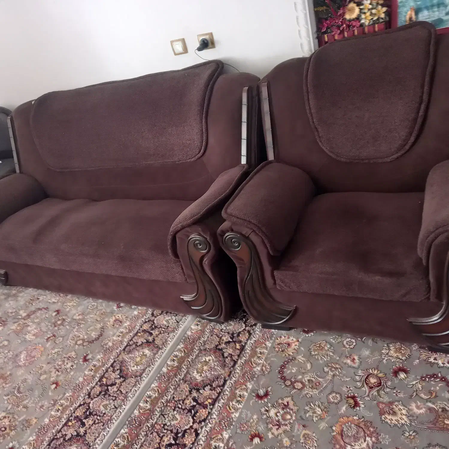 مبل ۷ نفره|مبلمان خانگی و میز عسلی|کازرون, |دیوار