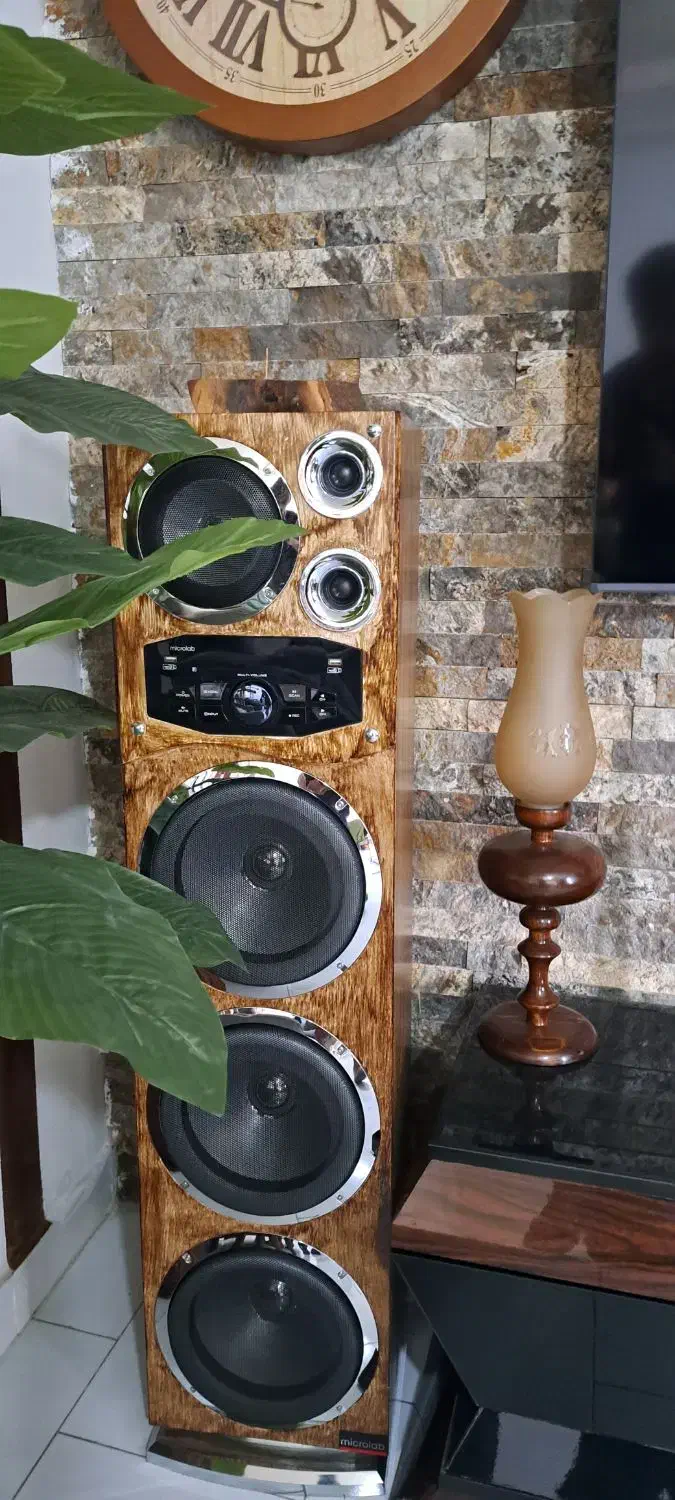 اسپیکر ایستاده خانگی میکرولب|سیستم صوتی خانگی|رشت, فلسطین|دیوار