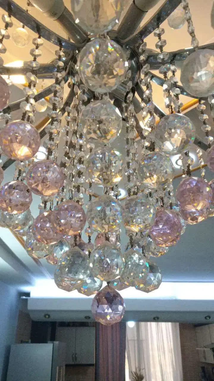 لوستر کریستال و فلز|لوستر و چراغ آویز|قرچک, مهدیه|دیوار