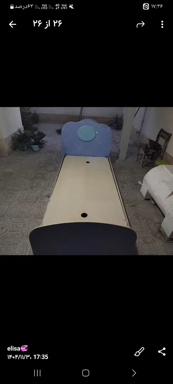 تخت ام آدی اف یک نفره|تخت و سرویس خواب|بهشهر, |دیوار