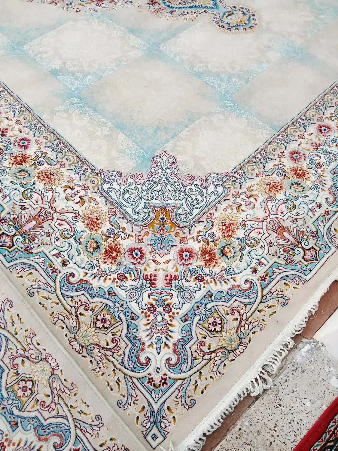 فرش 12متری جفت اصل 700شانه تراکم 2550در حد نو|فرش|تربت جام, مطهری|دیوار