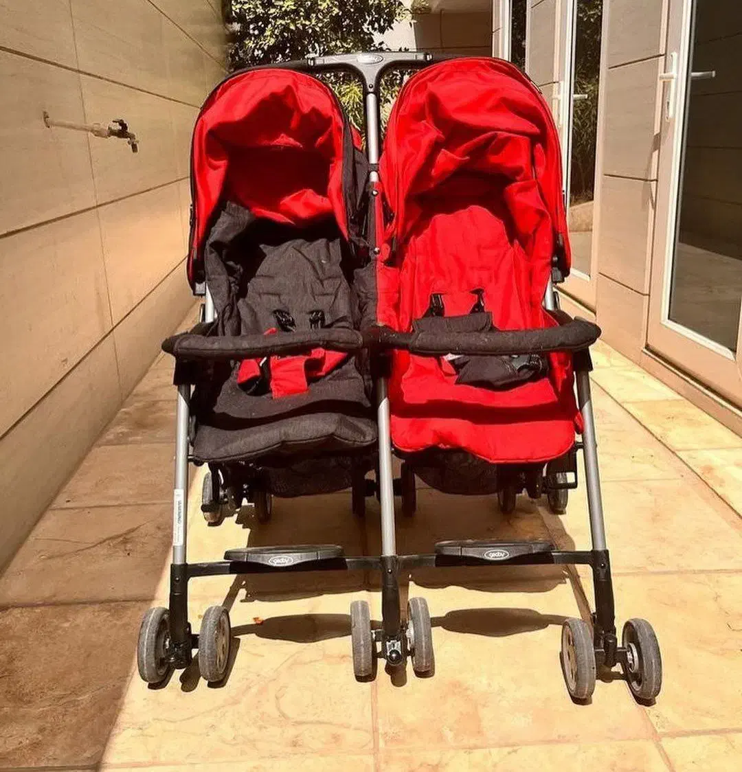 کالسکه دوقلو ژئوبی geoby  در حد|کالسکه و لوازم جانبی|تهران, دولاب|دیوار