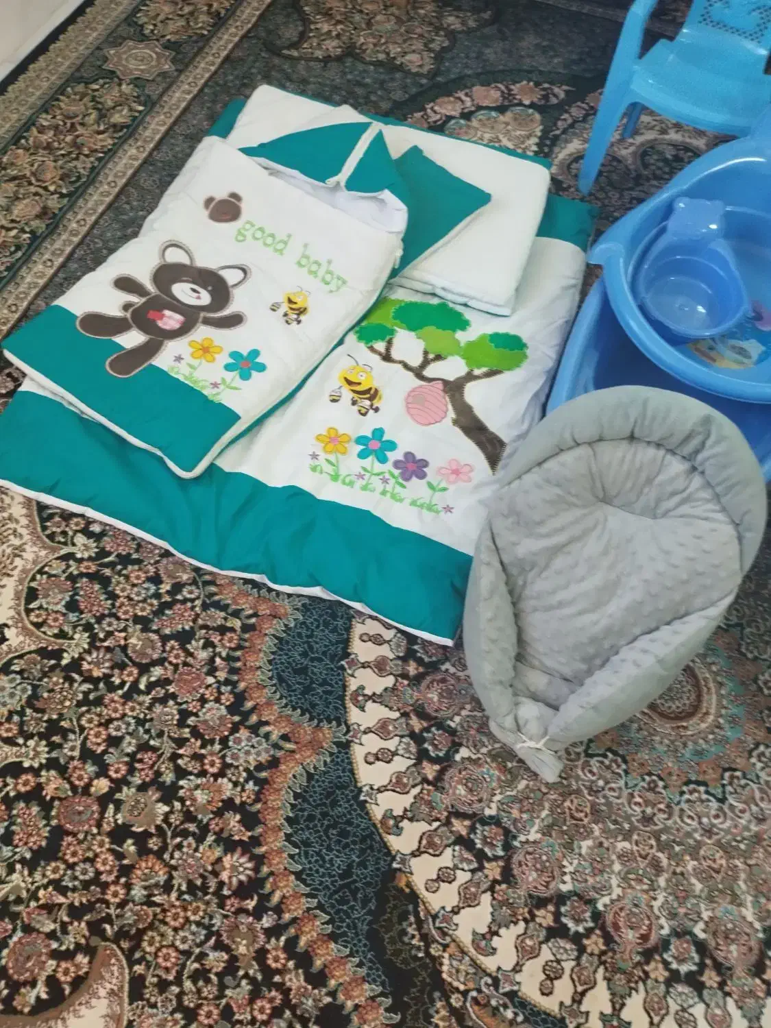 سرویس کالسکه کامل سرویس پلاستیک نوزاد و سرویس خواب|اسباب و اثاث بچه|مشهد, دوست آباد|دیوار