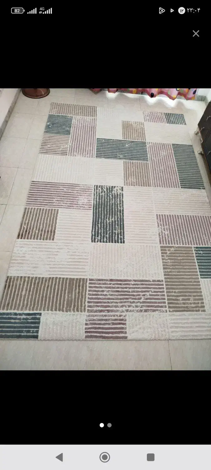 فرش ماشینی کاملا نو|فرش|کنارک, |دیوار