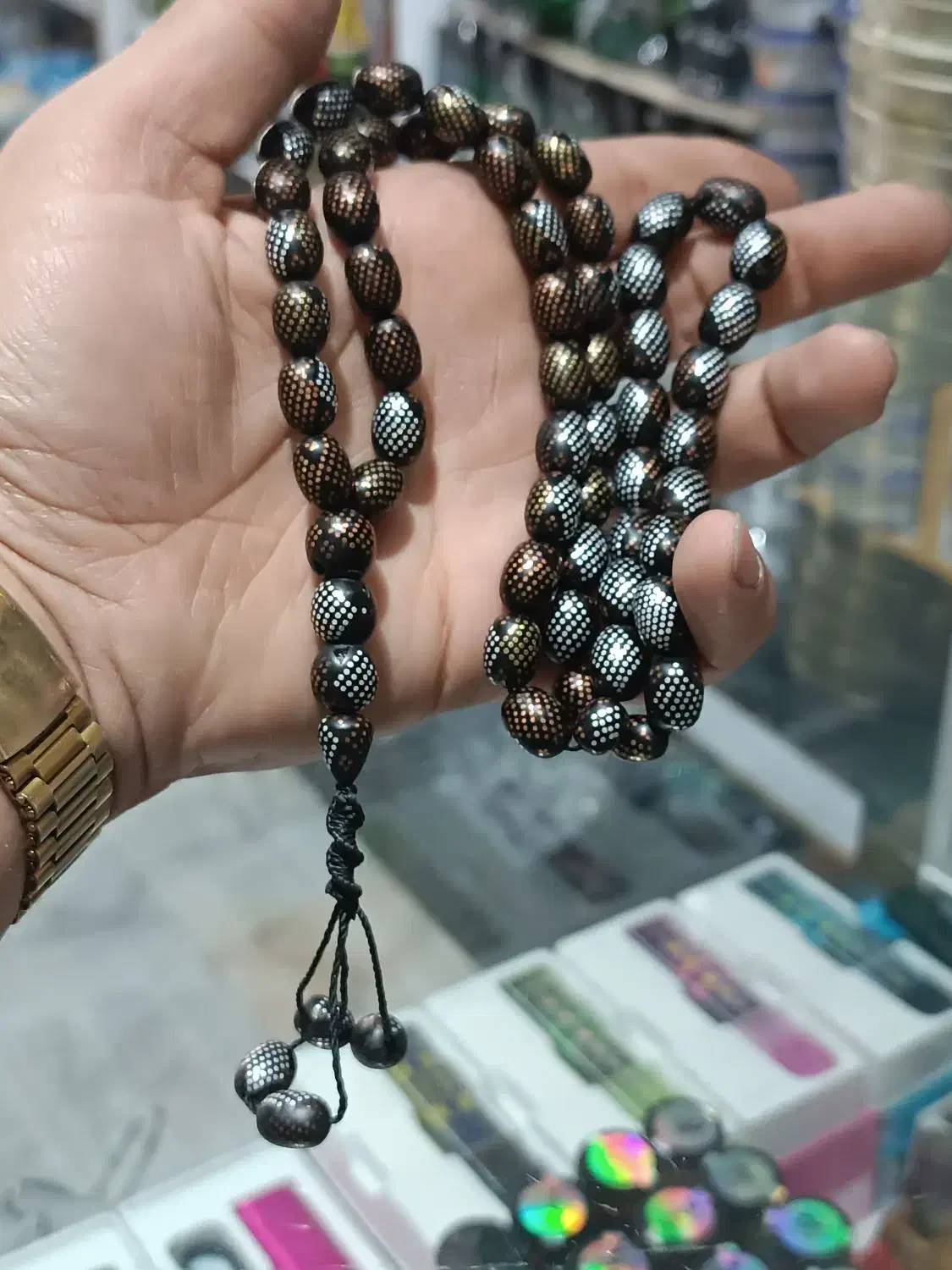 تسبیح کاردست زندان بافت|کلکسیون و سرگرمی|مشهد, امیر المومنین|دیوار