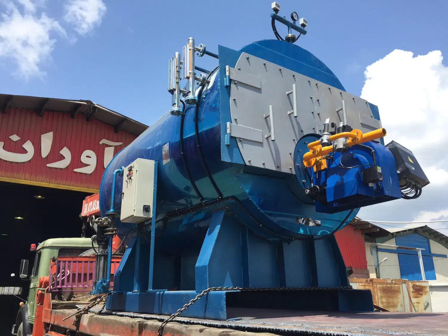 دیگ بخار مخصوص استریلیزاسیون و شستشوی صنایع غذایی|ماشینآلات صنعتی|کرمان, |دیوار