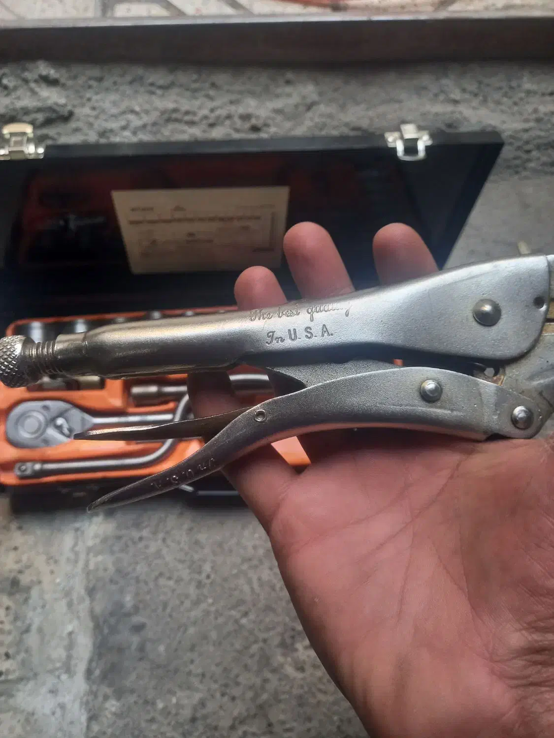 بکس ۲۴ پارچه آلمانی اصلی دسته دوم کلاقی USA قفلی|ابزارآلات|مشهد, شهید معقول|دیوار