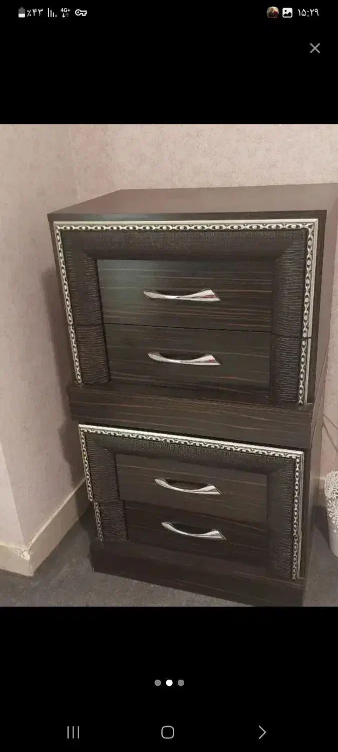 سرویس تختخواب  بدون خوشخواب بوفه  و کمد لباس ست|تخت و سرویس خواب|ماکو, |دیوار