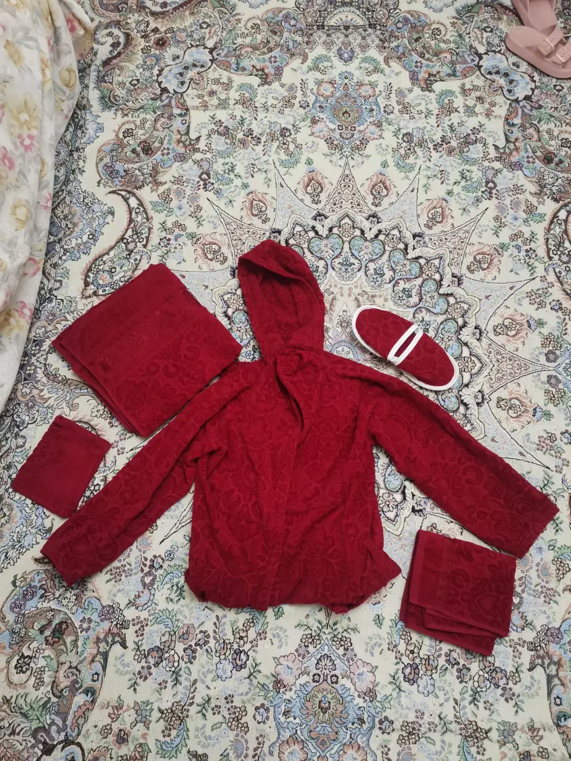 سرویس حوله  ۵ تیکه نو|لوازم حمام|قزوین, |دیوار