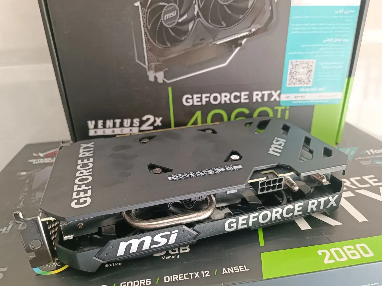 MSI RTX 4060 Ti VENTUS 2X 8G OC|قطعات و لوازم جانبی رایانه|اصفهان, دهنو|دیوار