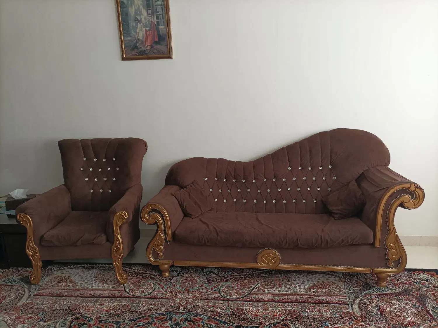 مبل راحتی|مبلمان خانگی و میز عسلی|نورآباد, |دیوار