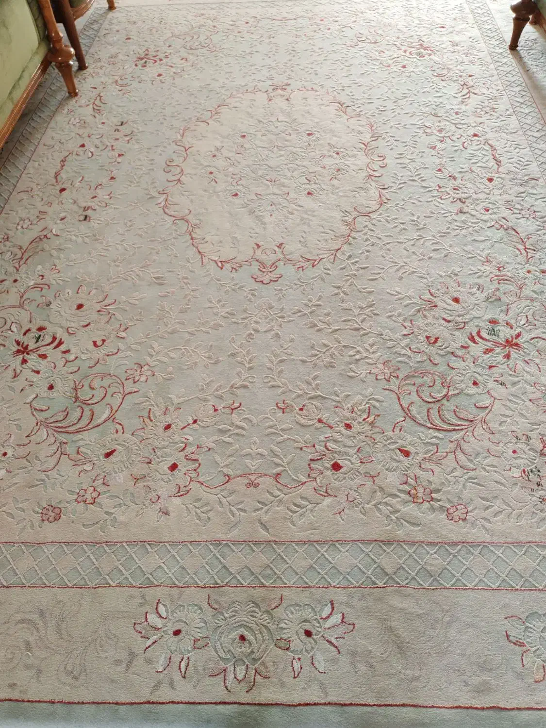 فروش ۲ عدد فرش ۹متری گل برجسته|فرش|فردوسیه, |دیوار