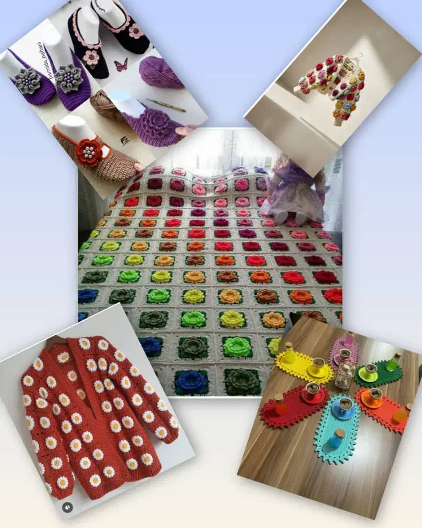 آموزش قلاب بافی از مبتدی تا حرفه ای|خدمات آموزشی|کرمانشاه, |دیوار