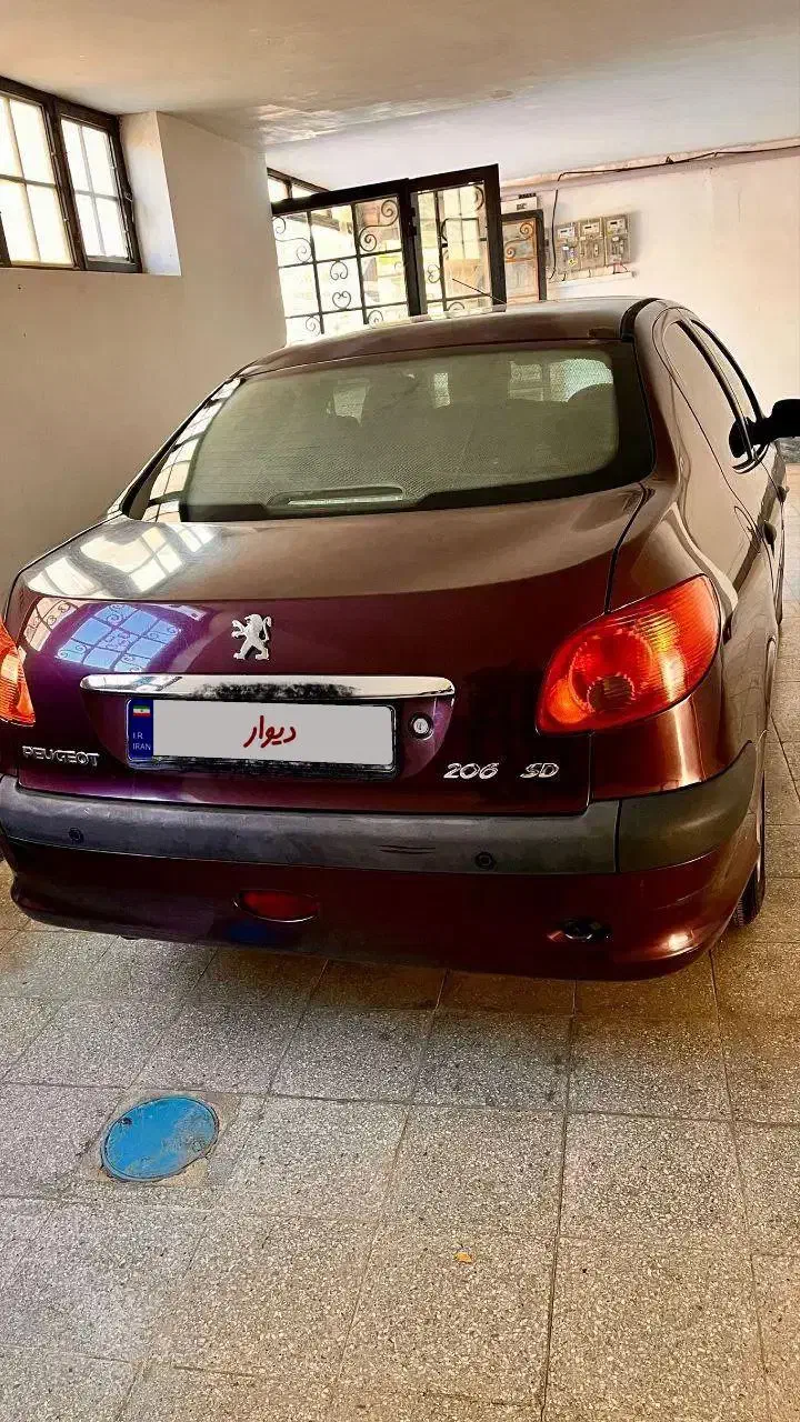 206 sd مدل ۹۳ v8|خودرو سواری و وانت|مشهد, چهارچشمه|دیوار