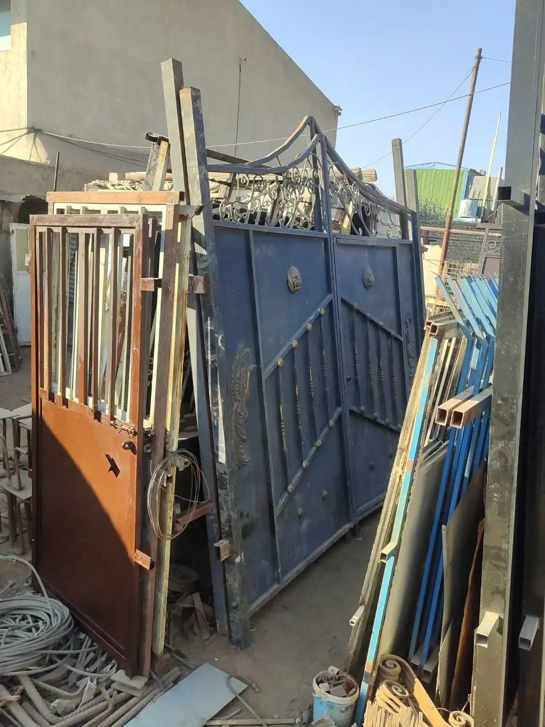 درب باغی  حیاط|مصالح و تجهیزات ساختمان|صباشهر, |دیوار