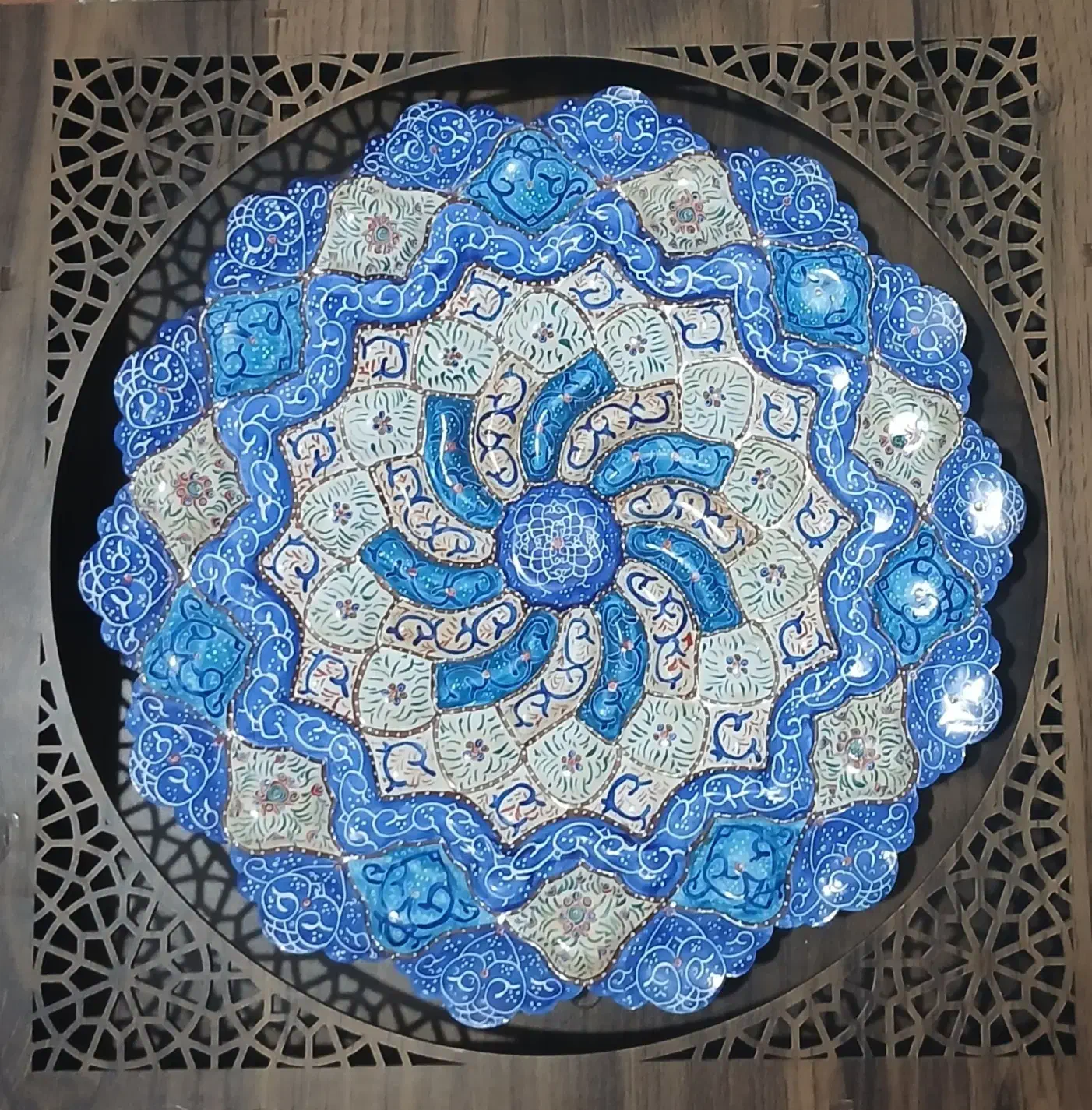 بشقاب مسی|صنایع دستی و سایر لوازم تزئینی|ملایر, |دیوار