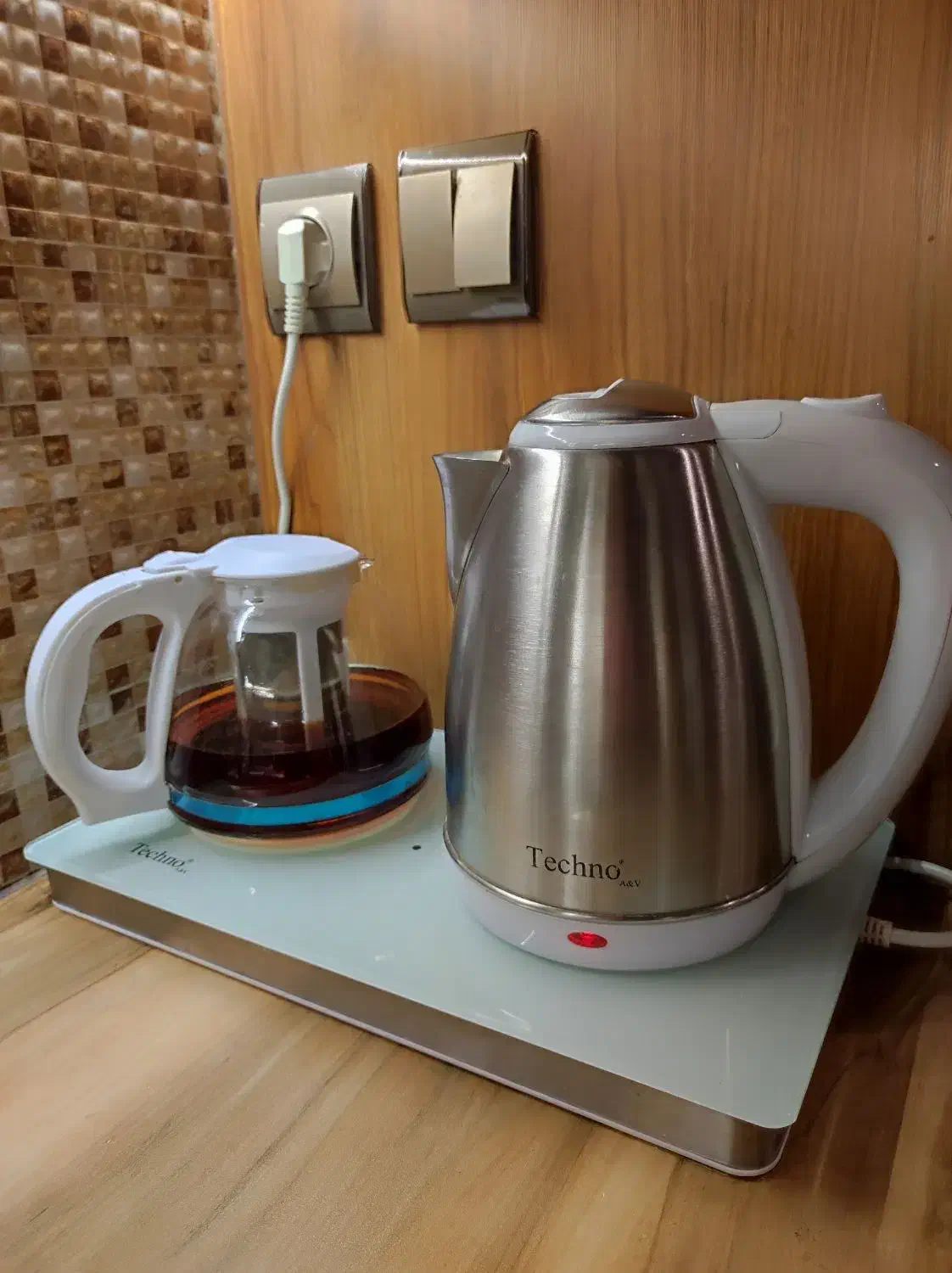 چایساز  تکنو ۱/۵لیتری|سماور، چای‌ساز، قهوه‌ساز|رودسر, |دیوار