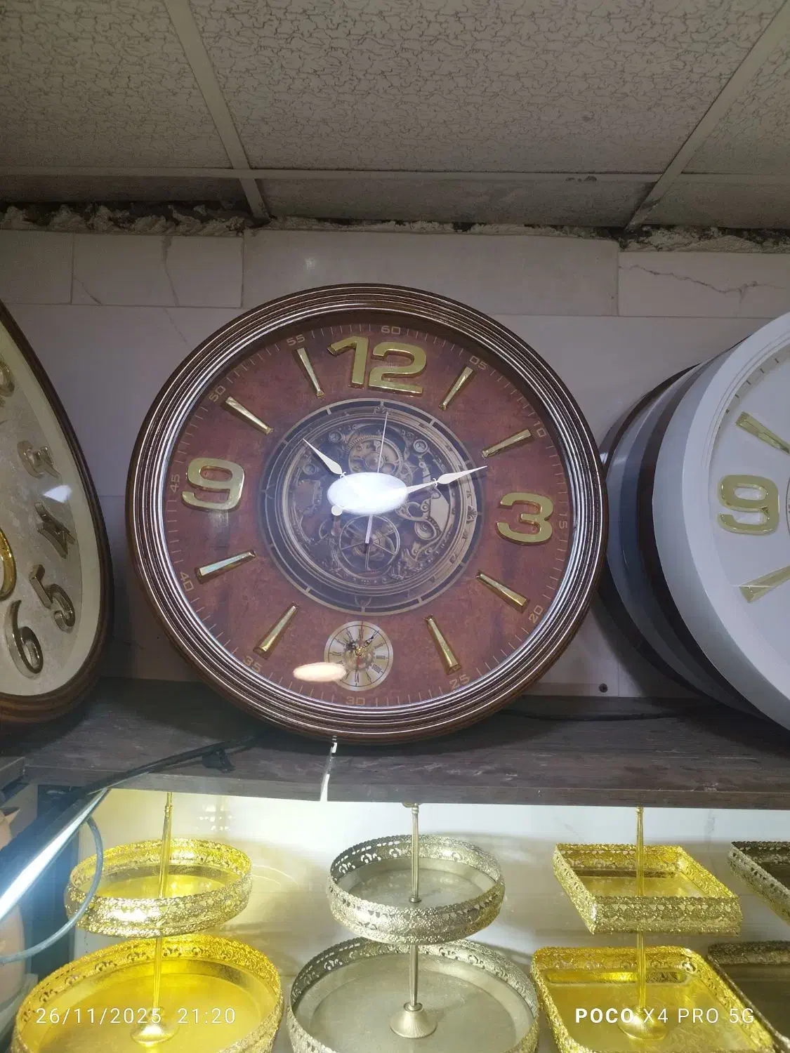 ساعت دیواری ۲موتوره|ساعت دیواری و تزئینی|مشهد, خواجه ربیع|دیوار