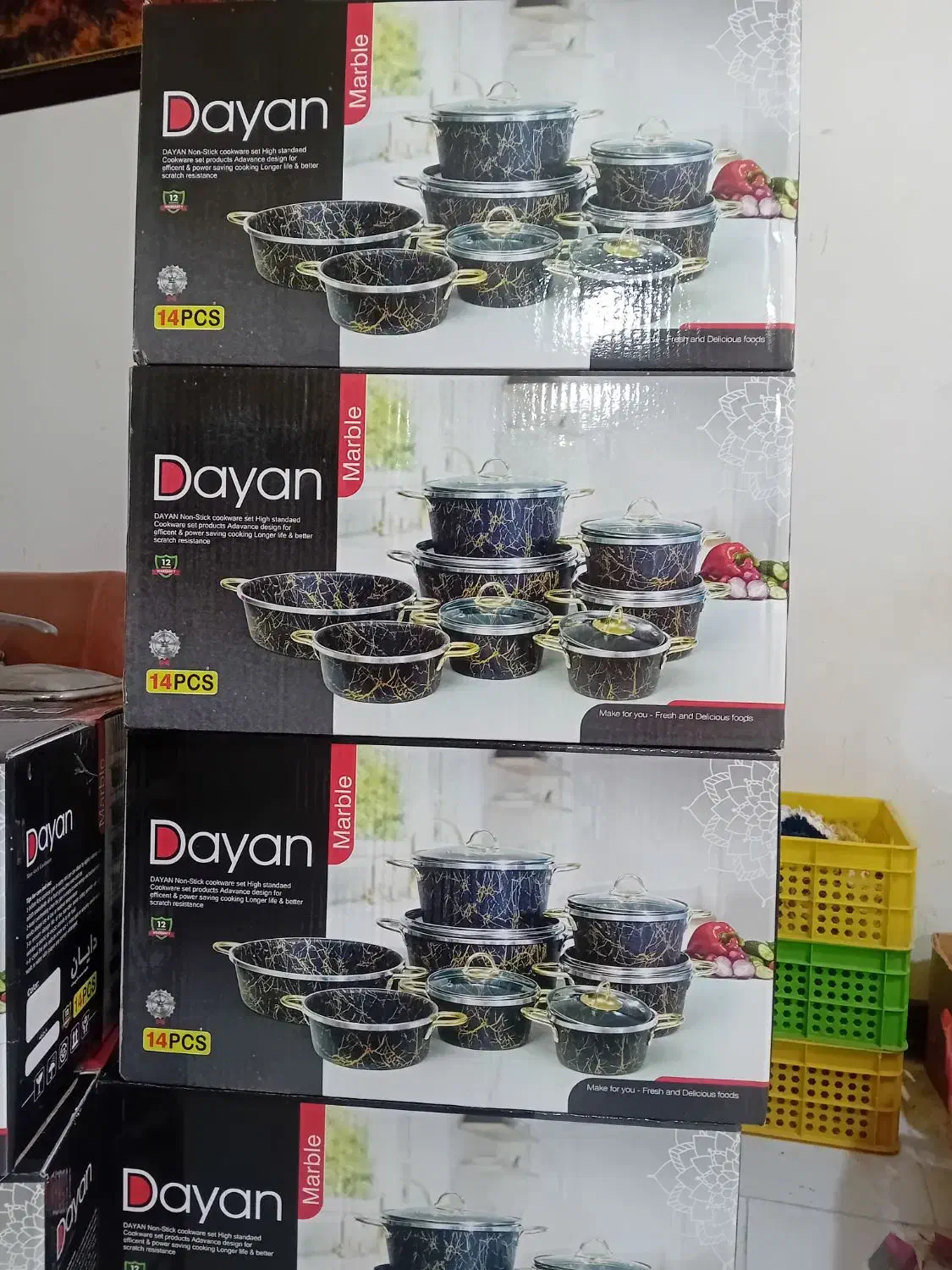 سرویس قابلمه ۱۴پارچه|ظروف پخت‌وپز|کوهسار (البرز), |دیوار