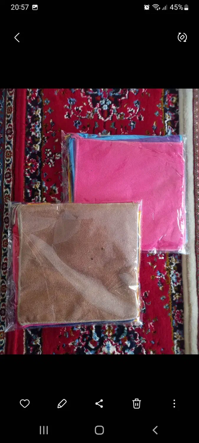 دستمال میکروفایبر|سفره، حوله، دستمال آشپزخانه|خمین, |دیوار