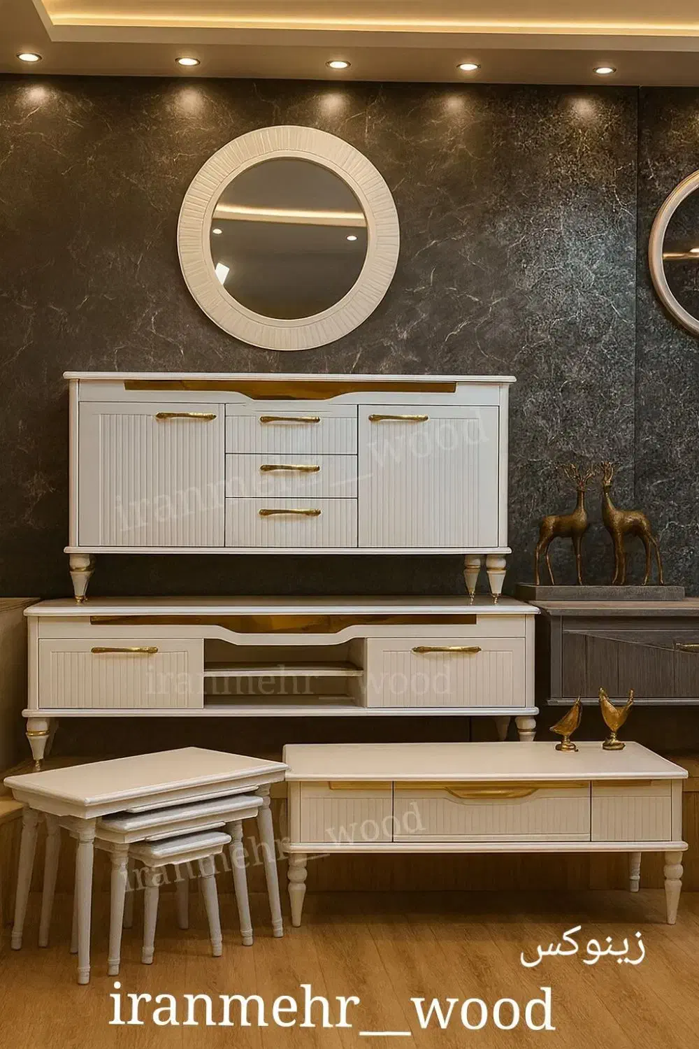 آینه کنسول جلومبلی|بوفه، ویترین، کنسول|تهران, یافت آباد جنوبی|دیوار