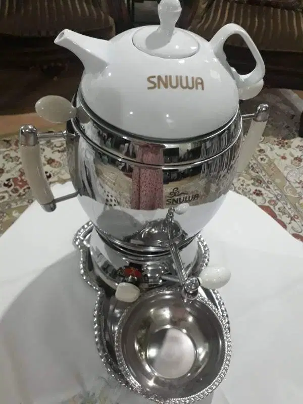 سماور سه کاره اسنوا با اجاق گازی کتری سماور و قوری|سماور، چایساز، قهوهساز|کرج, کرج نو|دیوار