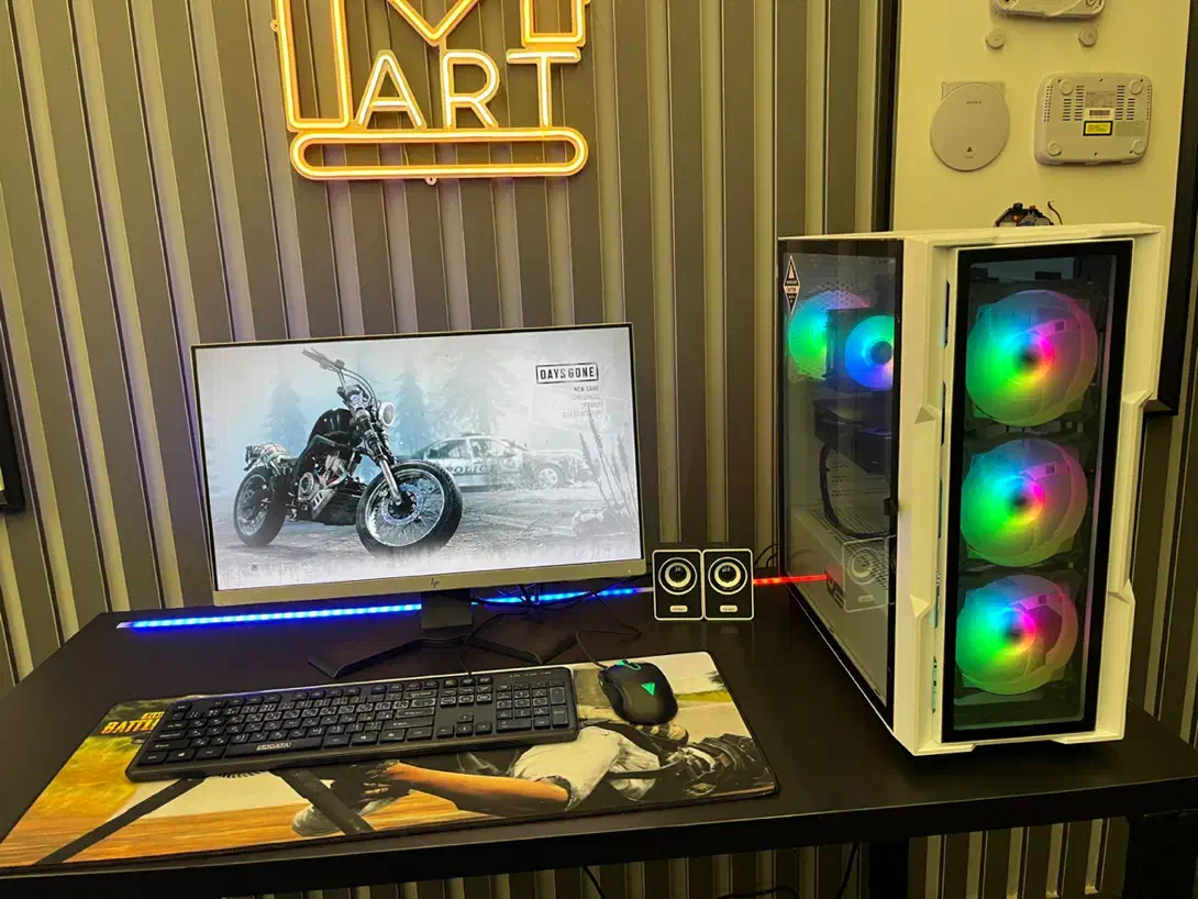 کیس گیمینگ با گرافیک ۸گیگ rx7600|رایانه رومیزی|کرج, شهرک فهمیده|دیوار