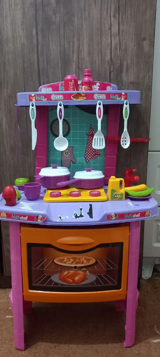 آشپزخونه بزرگ|اسباب‌بازی بچه|قم, شهر قائم|دیوار